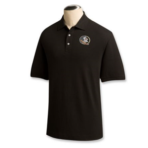 FSU Seminoles Men's Ace Polo - Black